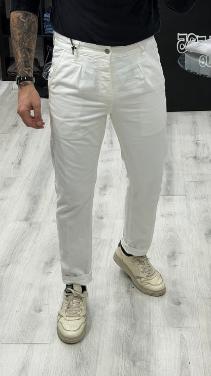 Jeans Capri fit Bianco
