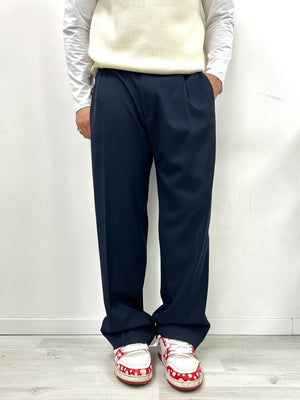 Pantalone sartoriale Arme fondo largo e doppia pence