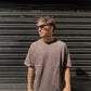T shirt Over Cropped in 100% cotone