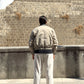 Bomberino con collo in ecopelle a contrasto -BEIGE
