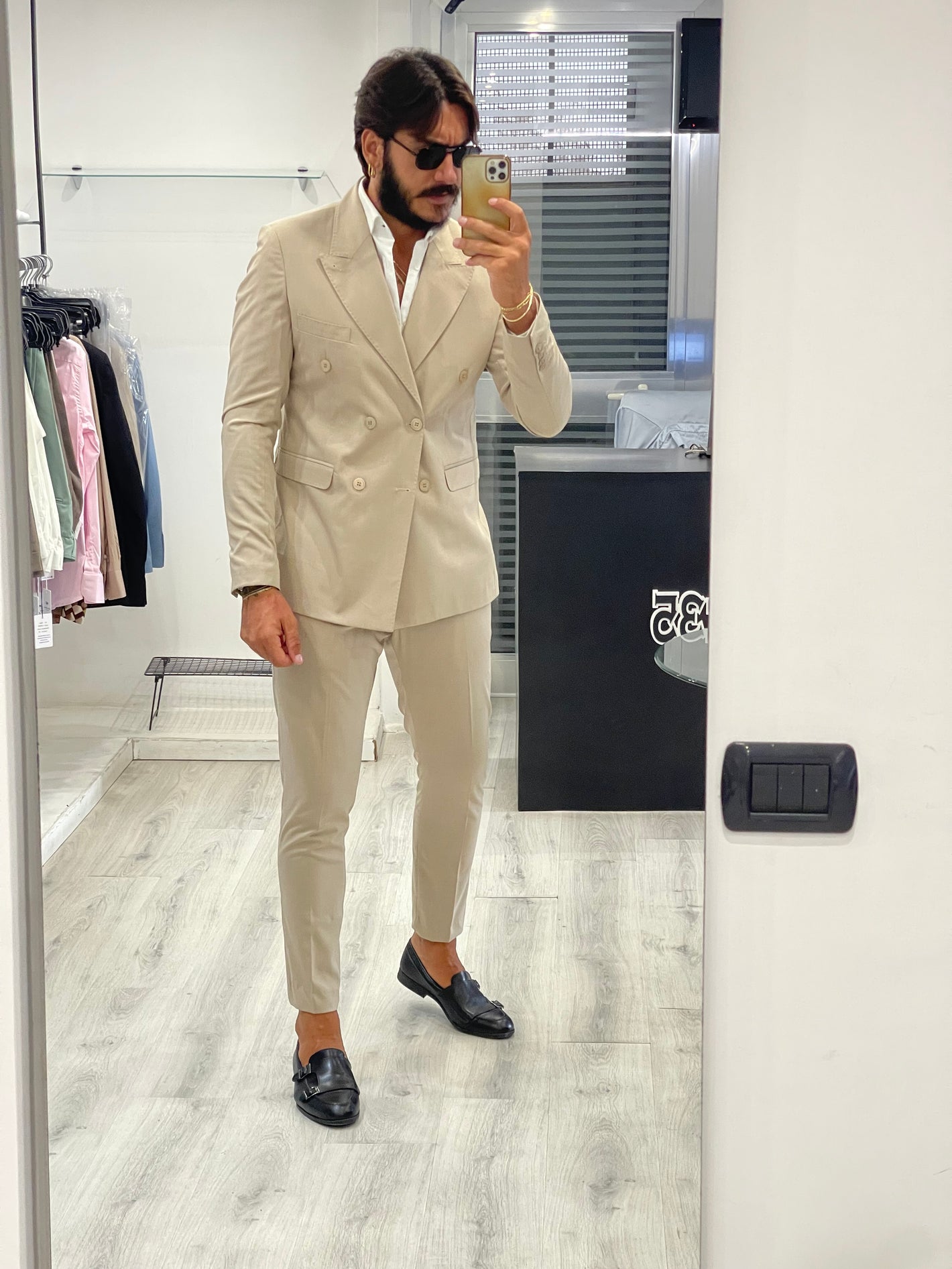 Abito doppiopetto Paris - Beige