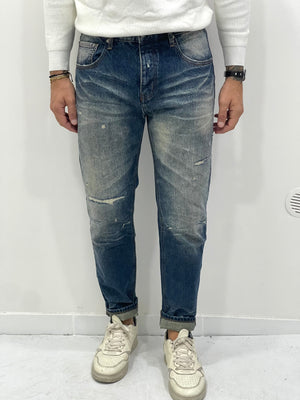 Jeans CAPRI sfumato sabbiato