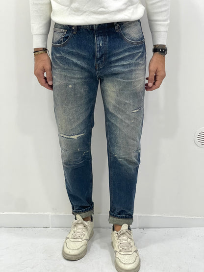 Jeans CAPRI sfumato sabbiato