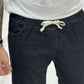 Pantalon palazzo en jean - délavage brut