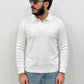 Polo manica lunga in 100% filo italiano