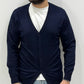 Cardigan in cotone slimfit