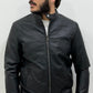 Biker ecopelle - NERO