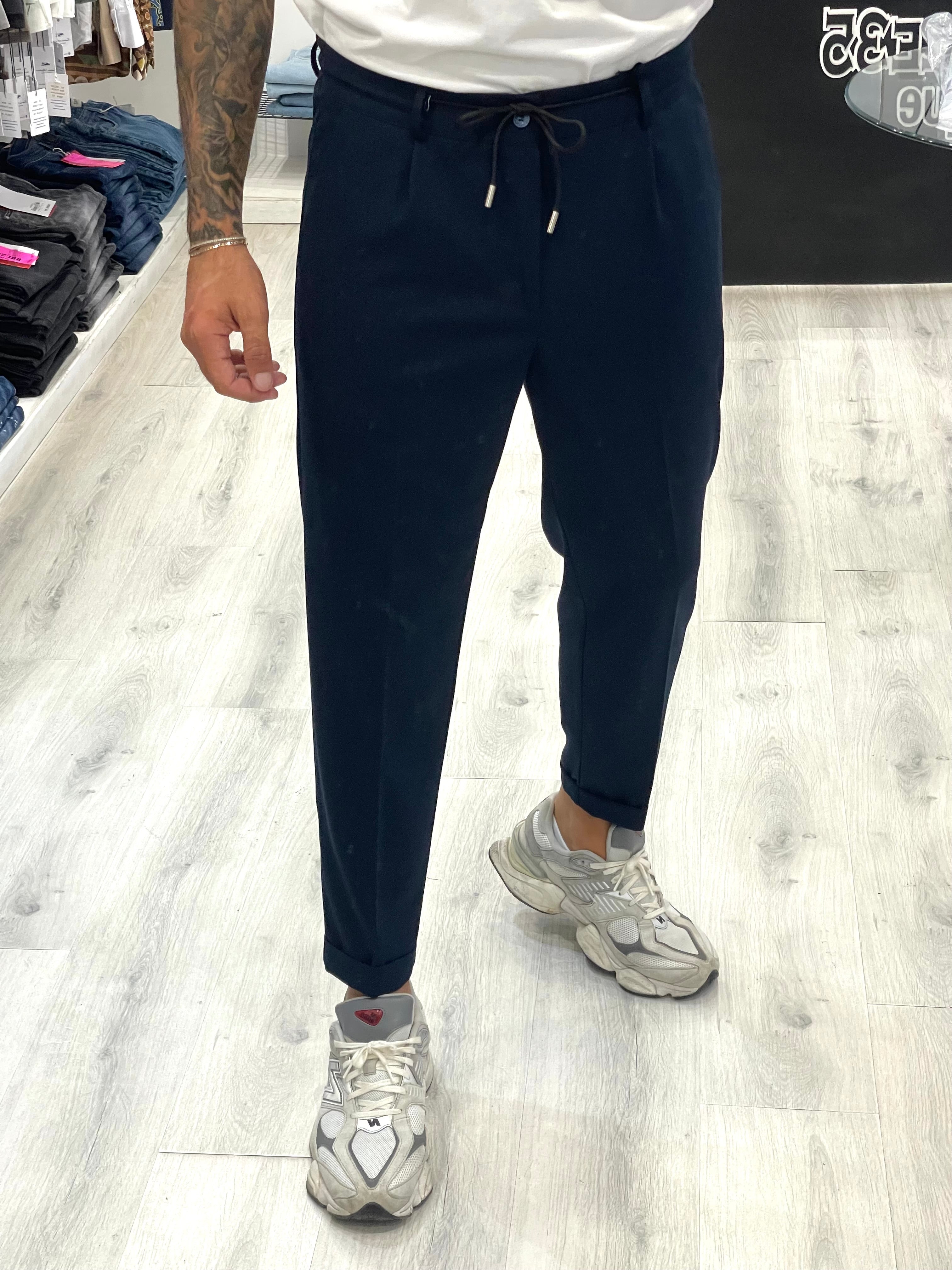 Pantalaccio COPENAGHEN con laccetto - FW24/25 - BLU NOTTE