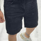 Bermuda jeans Nero sfumato