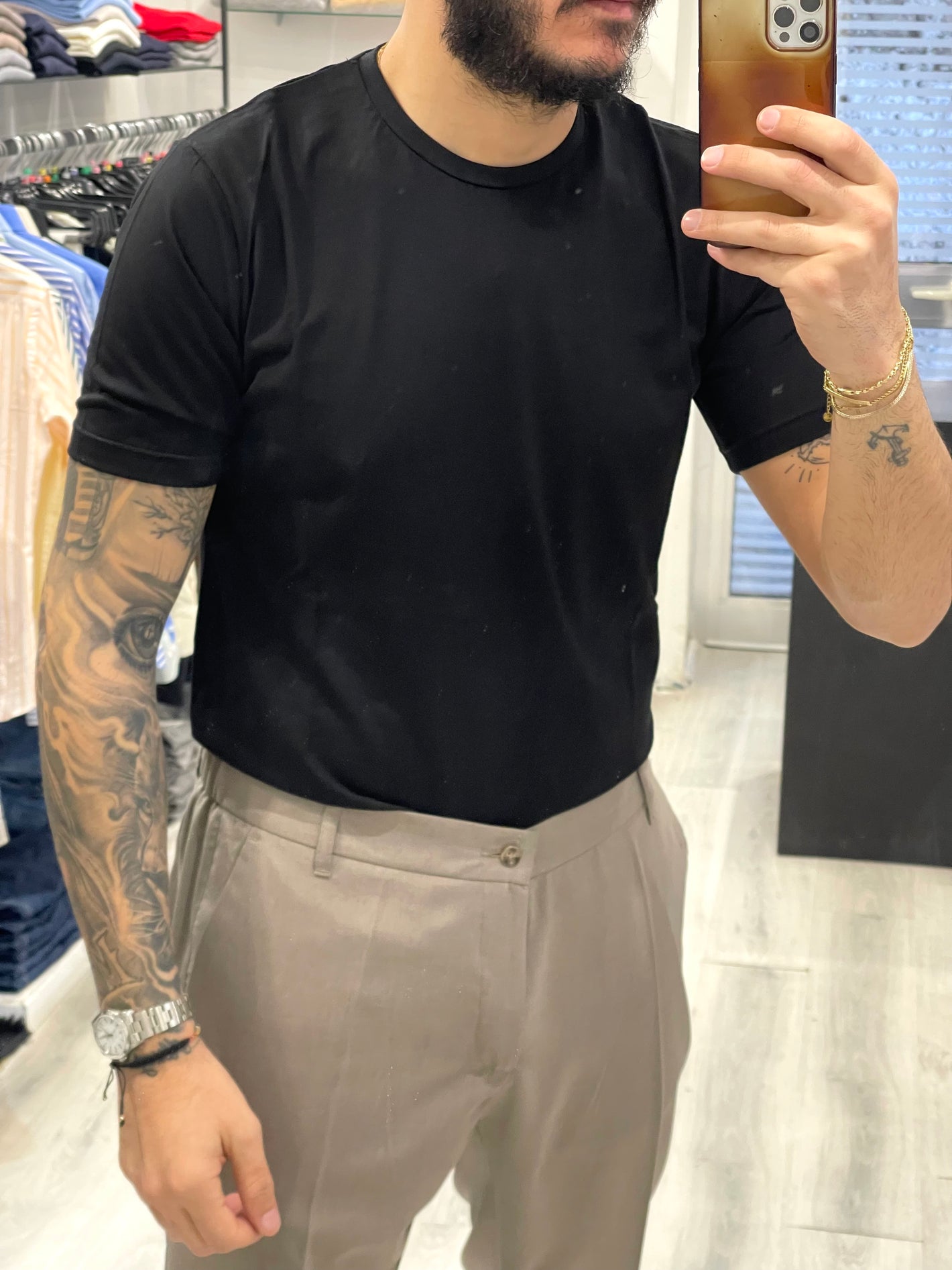 T shirt basic 100% cotone