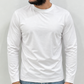 Maglia in cotone modal slimfit manica lunga