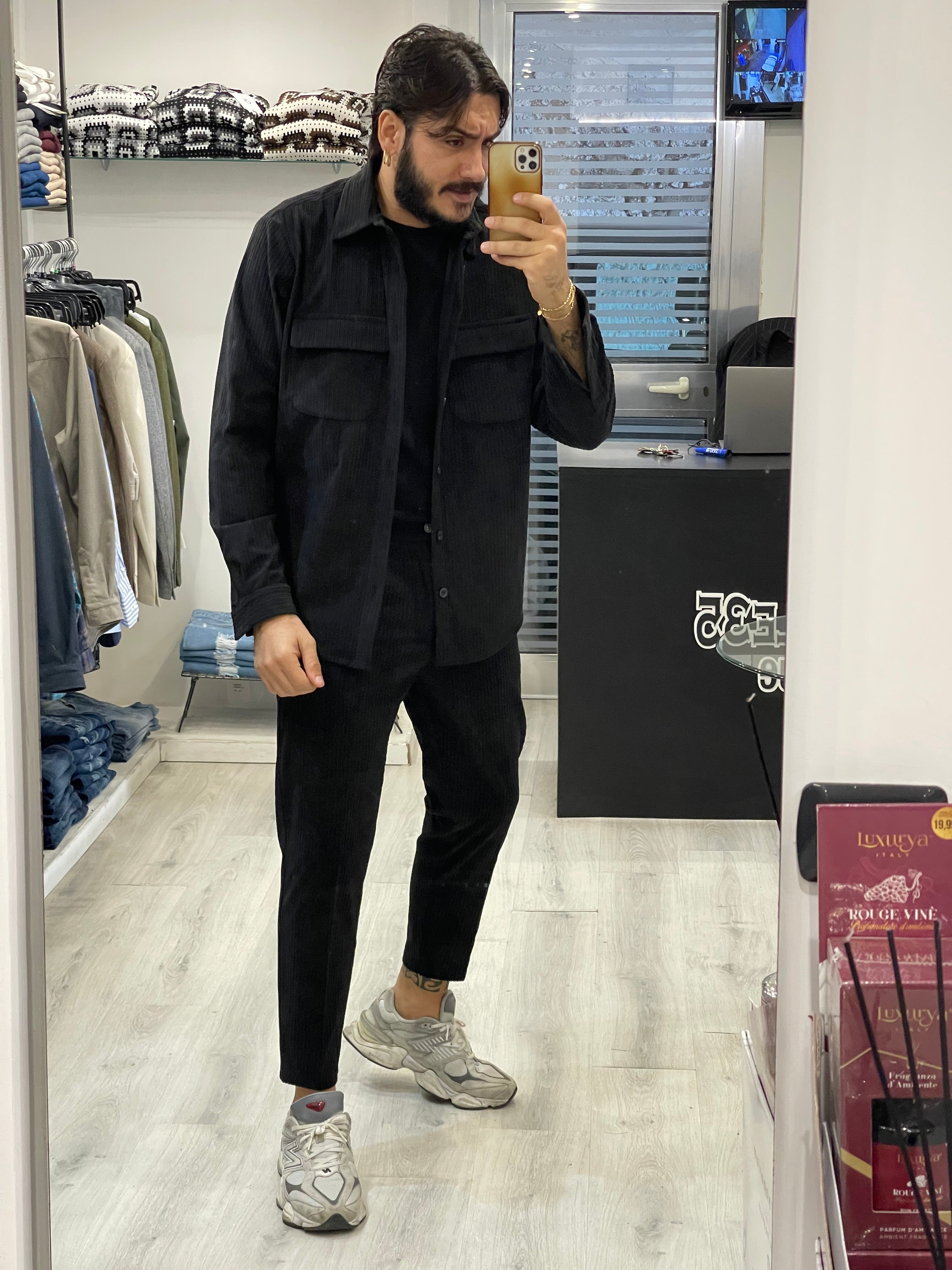 Coordinato INVERNALE in velluto pantalone slimfit - MADRID 2.0