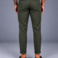 Pantalone sartoriale Tessuto spigato con mezzoelastico