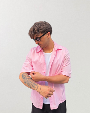 Camicia in cotone mezza manica