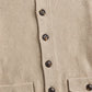Giacca Cardigan a costine con tasche