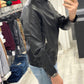 Biker ecopelle - NERO