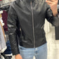 Biker ecopelle - NERO