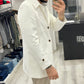 Trench AMALFI in cotone - Bianco