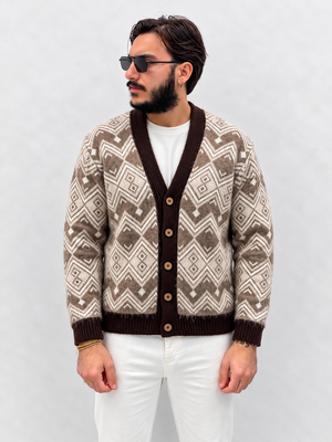 Cardigan In Lana a Fantasia