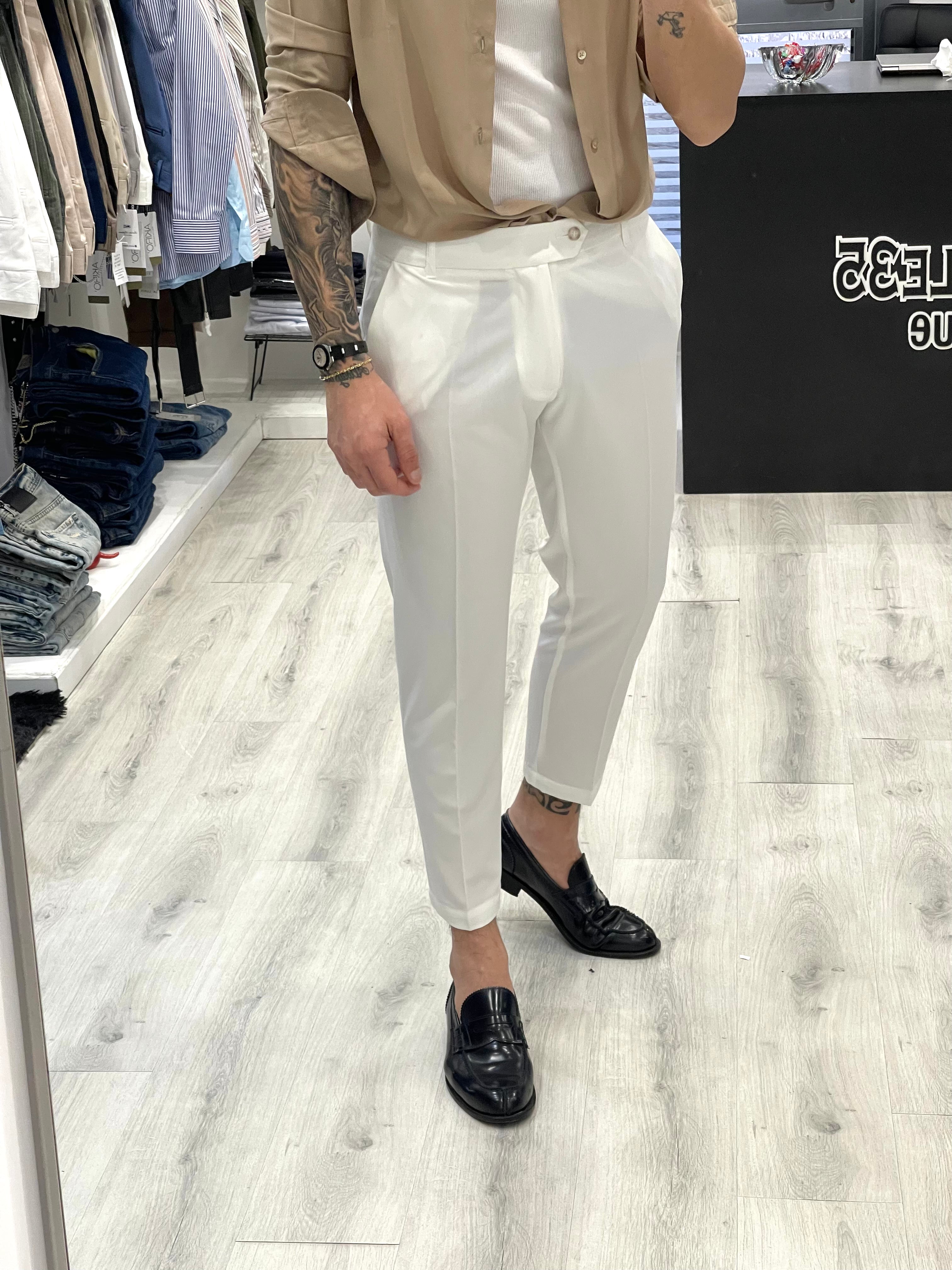 Pantalone SARTORIALE ITALIANO - Bianco