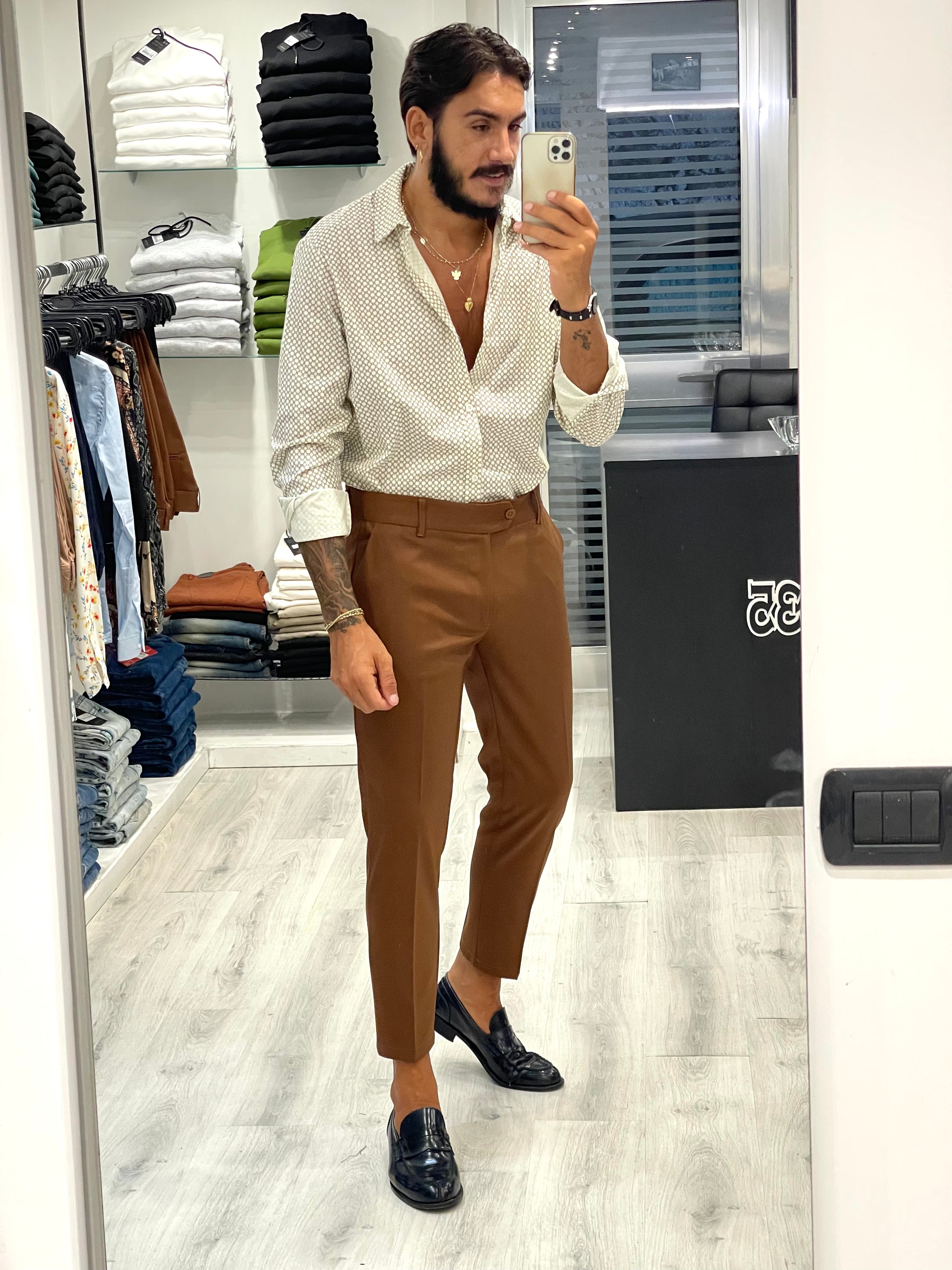 Pantalone Sartoriale - TABACCO