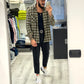Camicione sartoriale in lana morbida - Western Green